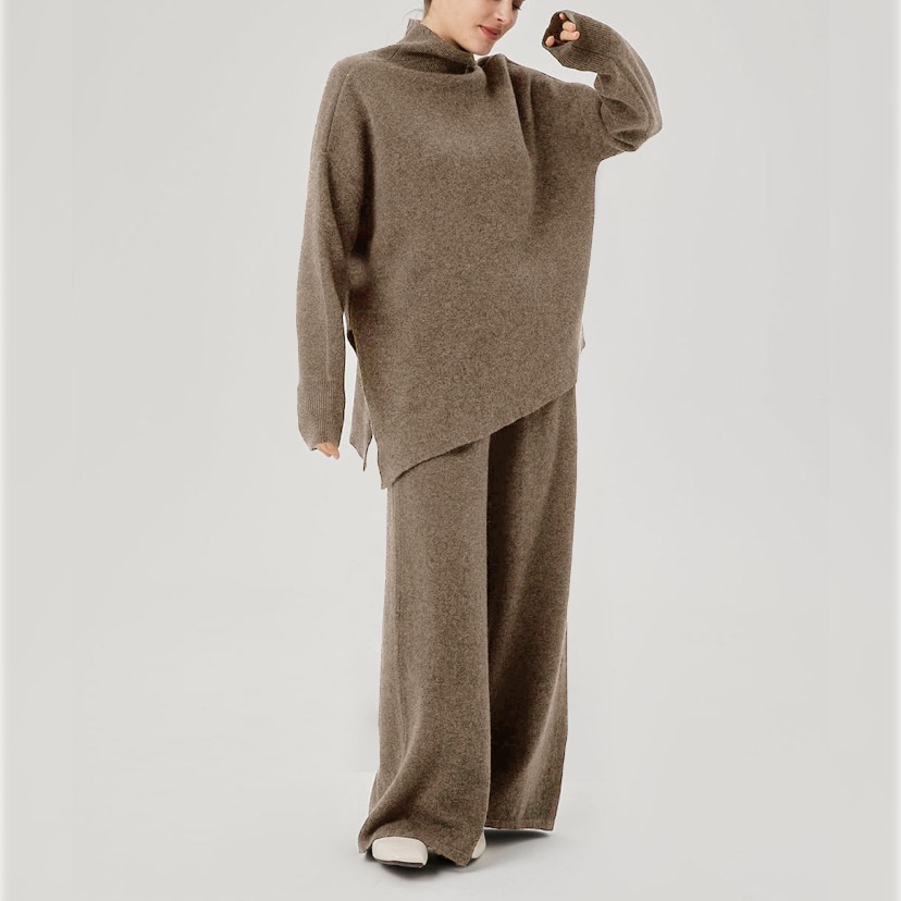 Cozy Brown Turtleneck Sweater